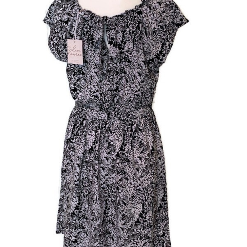 🆕 Lauren Conrad Black and white dress - Picture 5 of 6
